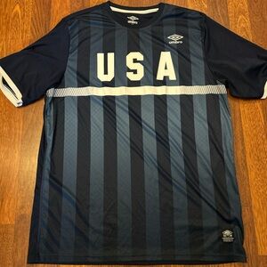 Umbro Team USA Soccer Striped Kit Jersey Men’s Size XL